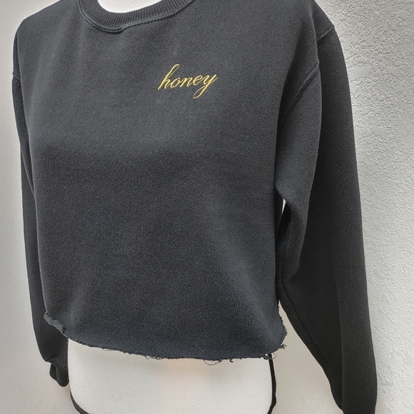 brandy melville yellow honey sweatshirt